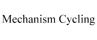 MECHANISM CYCLING