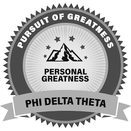 PHI DELTA THETA PURSUIT OF GREATNESS PERSONAL GREATNESS