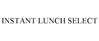 INSTANT LUNCH SELECT