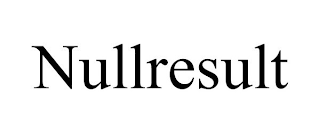 NULLRESULT