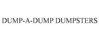 DUMP-A-DUMP DUMPSTERS