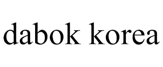 DABOK KOREA