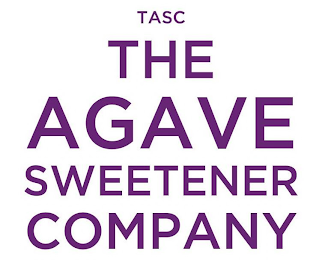 TASC THE AGAVE SWEETENER COMPANY