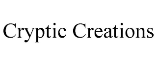 CRYPTIC CREATIONS