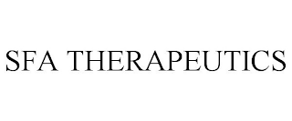 SFA THERAPEUTICS
