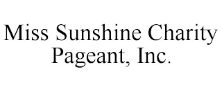 MISS SUNSHINE CHARITY PAGEANT, INC.