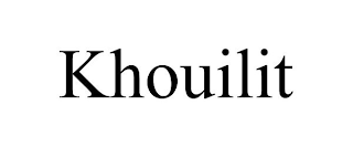 KHOUILIT