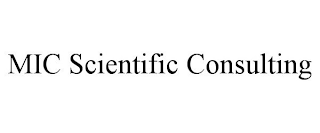 MIC SCIENTIFIC CONSULTING