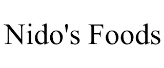 NIDO'S FOODS