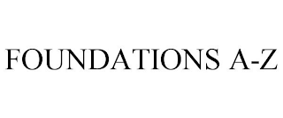 FOUNDATIONS A-Z