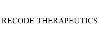 RECODE THERAPEUTICS