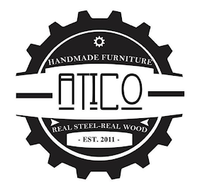 HANDMADE FURNITURE ATICO REAL STEEL-REAL WOOD -EST. 2011-