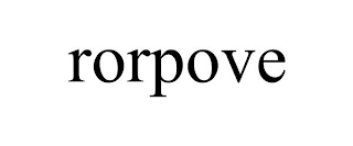 RORPOVE