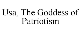 USA, THE GODDESS OF PATRIOTISM