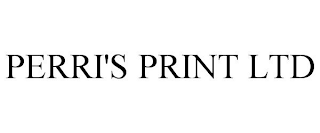 PERRI'S PRINT LTD