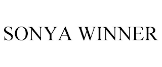 SONYA WINNER
