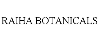 RAIHA BOTANICALS