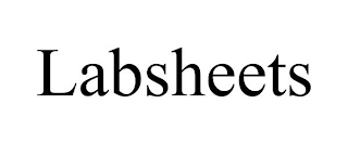 LABSHEETS