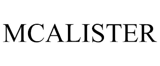 MCALISTER