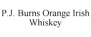 P.J. BURNS ORANGE IRISH WHISKEY