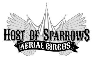 HOST OF SPARROWS AERIAL CIRCUS