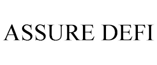 ASSURE DEFI