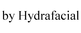 BY HYDRAFACIAL