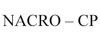 NACRO - CP