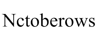 NCTOBEROWS