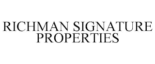 RICHMAN SIGNATURE PROPERTIES