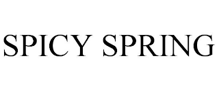 SPICY SPRING