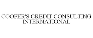 COOPER'S CREDIT CONSULTING INTERNATIONAL