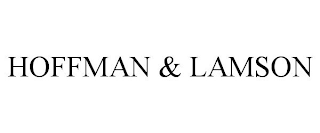 HOFFMAN & LAMSON