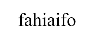 FAHIAIFO