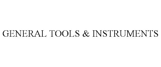 GENERAL TOOLS & INSTRUMENTS