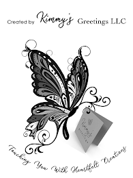 CREATED BY KIMMY'S GREETINGS LLC TOUCHING YOU WITH HEARTFELT CREATIONS KIMMY'S GREETINGS