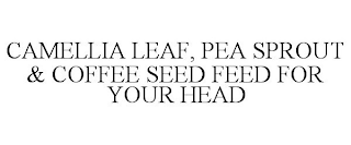 CAMELLIA LEAF, PEA SPROUT & COFFEE SEED FEED FOR YOUR HEAD