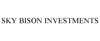 SKY BISON INVESTMENTS