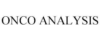 ONCO ANALYSIS