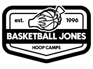 EST. 1996 BASKETBALL JONES HOOP CAMPS