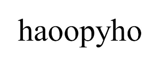 HAOOPYHO
