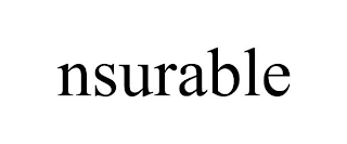 NSURABLE