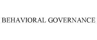 BEHAVIORAL GOVERNANCE