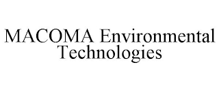MACOMA ENVIRONMENTAL TECHNOLOGIES