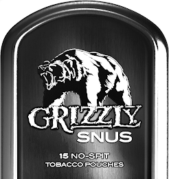 GRIZZLY SNUS 15 NO-SPIT TOBACCO POUCHES