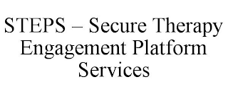 STEPS - SECURE THERAPY ENGAGEMENT PLATFORM SERVICES