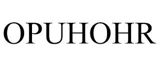OPUHOHR