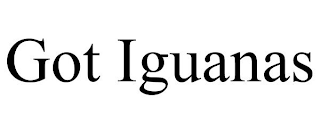 GOT IGUANAS