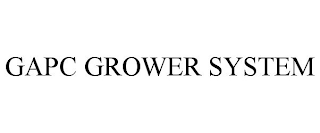 GAPC GROWER SYSTEM