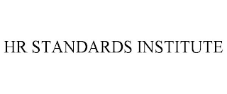 HR STANDARDS INSTITUTE